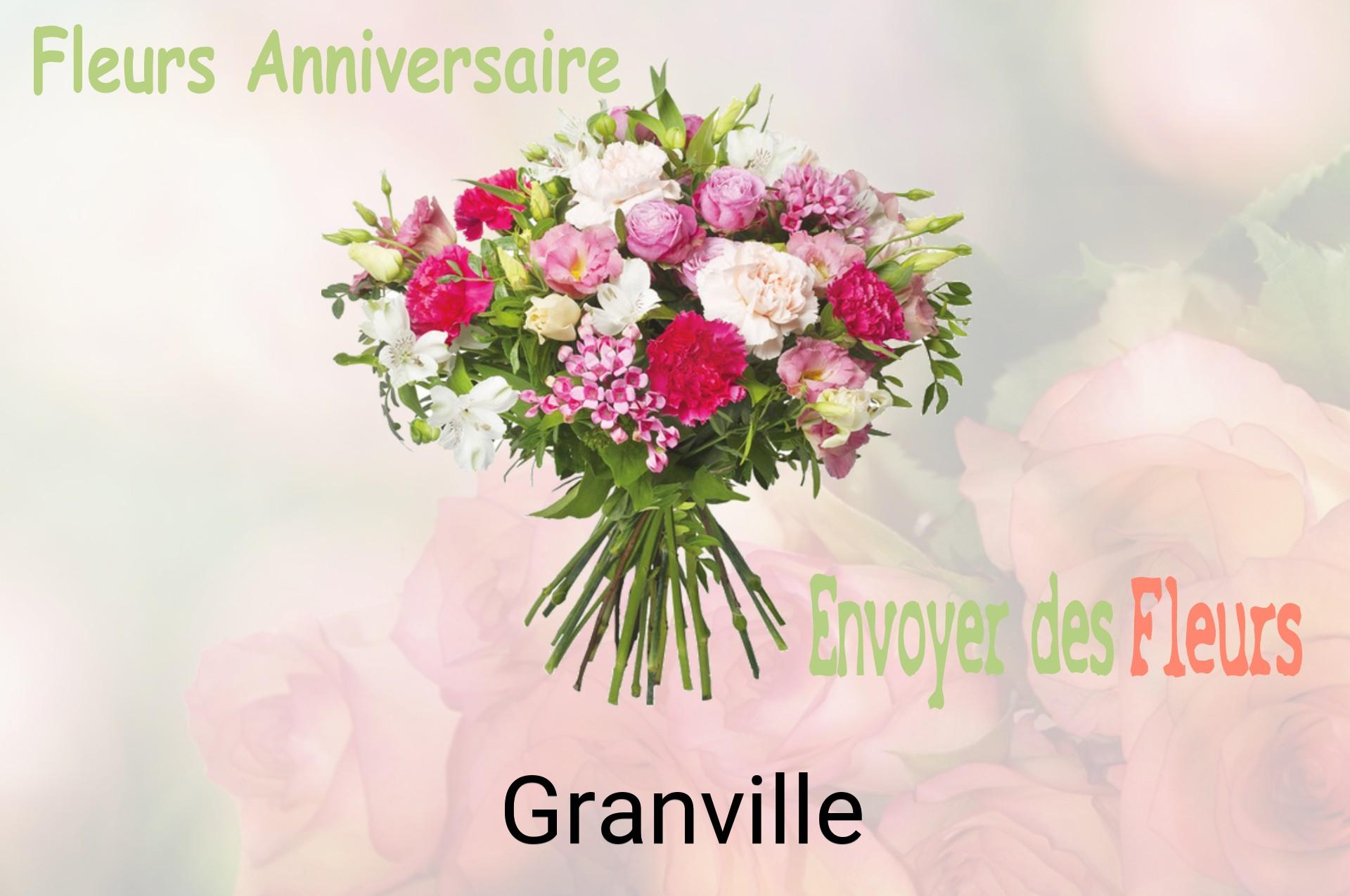 Bouquet de fleurs d’anniversaire livré à Granville